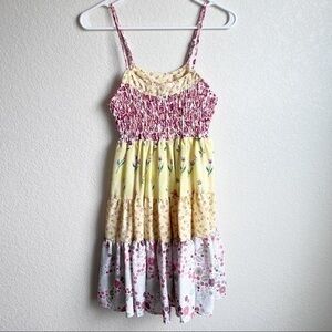 Vintage Havana Mixed Design Bright Sundress size Small